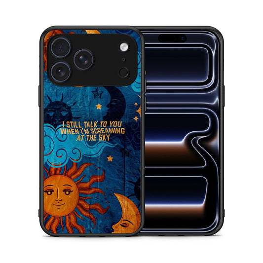 Θήκη iPhone 17 Pro Screaming Sky από τη Smartfits με σχέδιο στο πίσω μέρος και μαύρο περίβλημα | iPhone 17 Pro Screaming Sky case with colorful back and black bezels