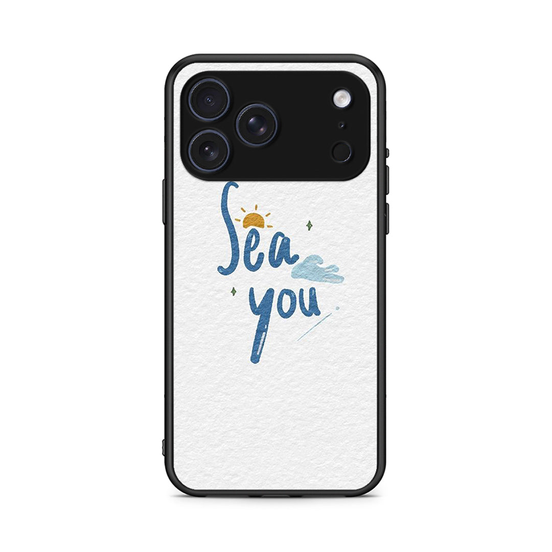 iPhone 17 Pro Sea You Θήκη από τη Smartfits με σχέδιο στο πίσω μέρος και μαύρο περίβλημα | Smartphone case with colorful back and black bezels by Smartfits