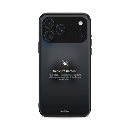 iPhone 17 Pro Sensitive Content θήκη από τη Smartfits με σχέδιο στο πίσω μέρος και μαύρο περίβλημα | Smartphone case with colorful back and black bezels by Smartfits