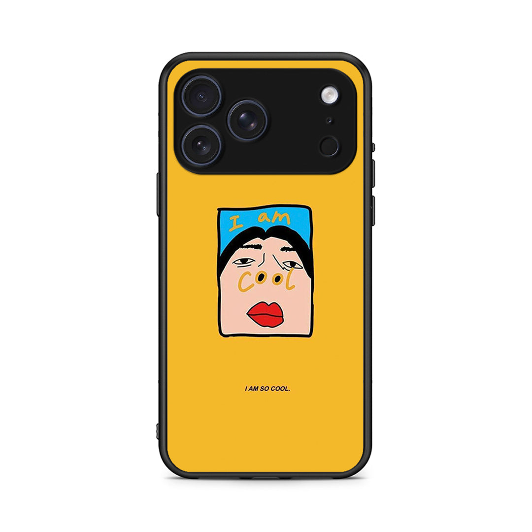 iPhone 17 Pro So Cool Θήκη Αγίου Βαλεντίνου από τη Smartfits με σχέδιο στο πίσω μέρος και μαύρο περίβλημα | Smartphone case with colorful back and black bezels by Smartfits