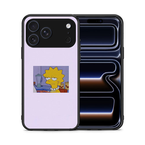 Θήκη iPhone 17 Pro So Happy από τη Smartfits με σχέδιο στο πίσω μέρος και μαύρο περίβλημα | iPhone 17 Pro So Happy case with colorful back and black bezels