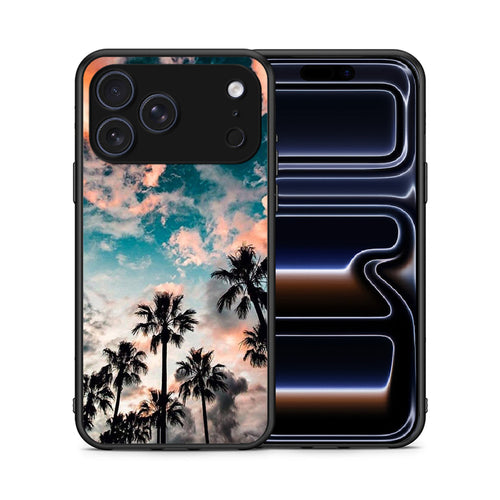 Θήκη iPhone 17 Pro Sky Summer από τη Smartfits με σχέδιο στο πίσω μέρος και μαύρο περίβλημα | iPhone 17 Pro Sky Summer case with colorful back and black bezels