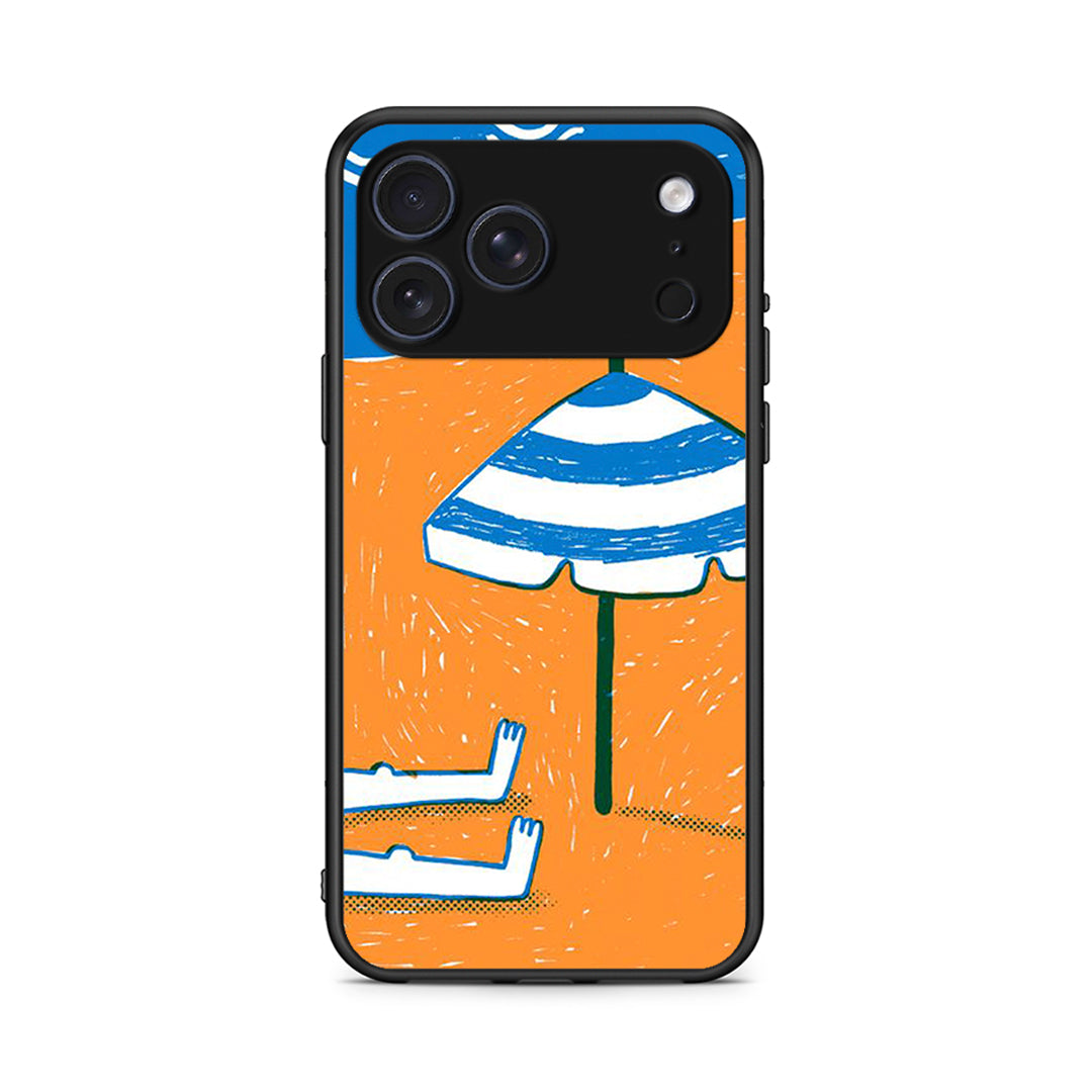 iPhone 17 Pro Summering Θήκη από τη Smartfits με σχέδιο στο πίσω μέρος και μαύρο περίβλημα | Smartphone case with colorful back and black bezels by Smartfits