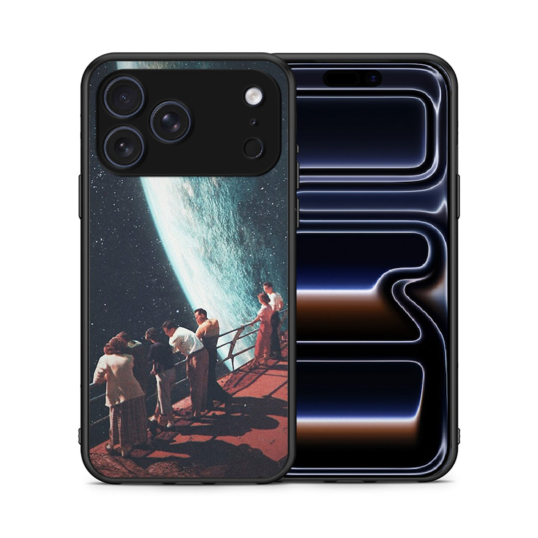 Θήκη iPhone 17 Pro Surreal View από τη Smartfits με σχέδιο στο πίσω μέρος και μαύρο περίβλημα | iPhone 17 Pro Surreal View case with colorful back and black bezels