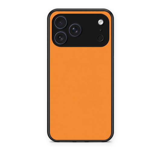 Θήκη iPhone 17 Pro Tangerine Orange από τη Smartfits με σχέδιο στο πίσω μέρος και μαύρο περίβλημα | iPhone 17 Pro Tangerine Orange case with colorful back and black bezels