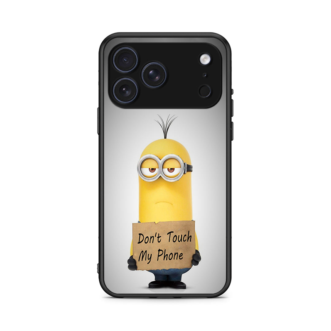 4 - iPhone 17 Pro Minion Text case, cover, bumper