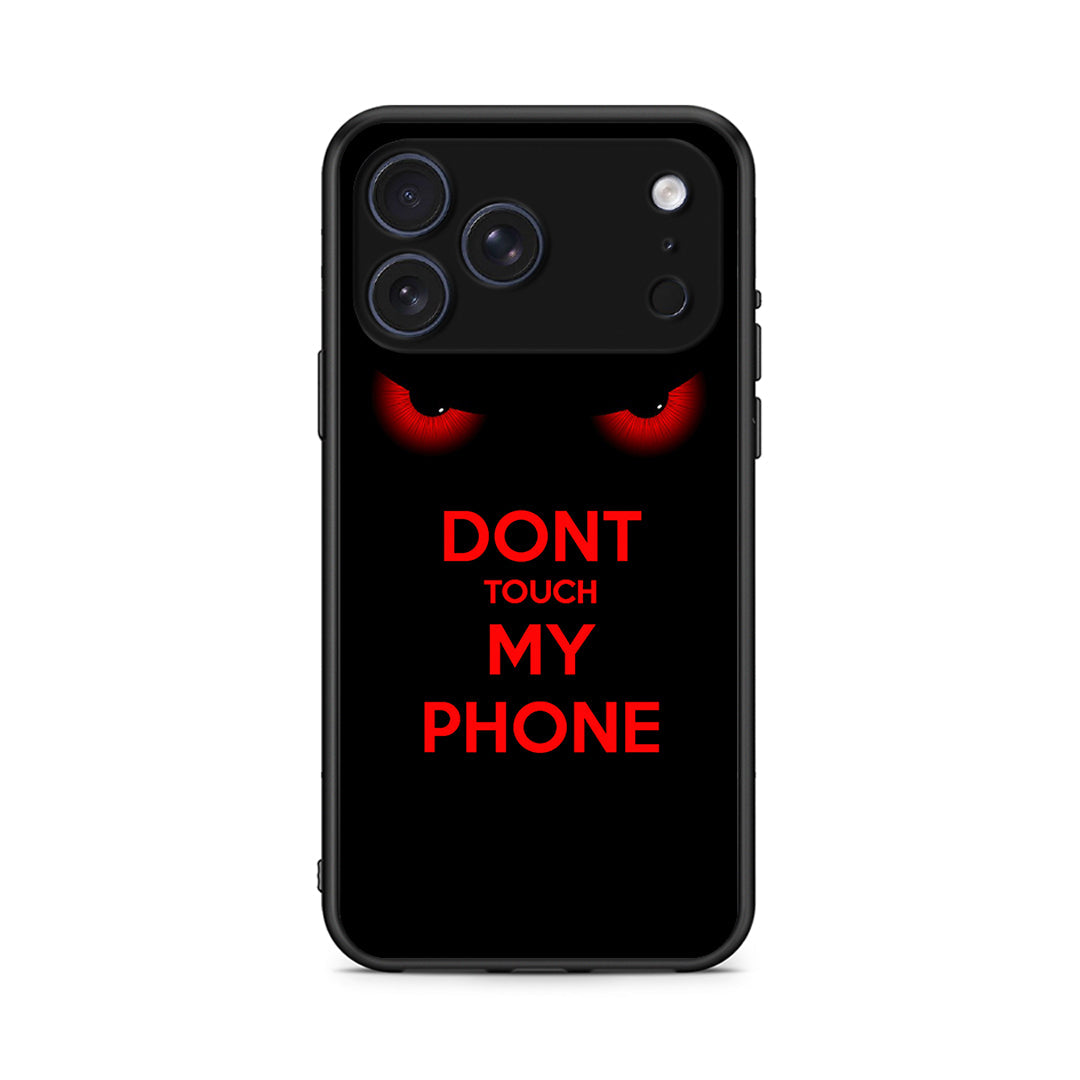 iPhone 17 Pro Touch My Phone Θήκη από τη Smartfits με σχέδιο στο πίσω μέρος και μαύρο περίβλημα | Smartphone case with colorful back and black bezels by Smartfits