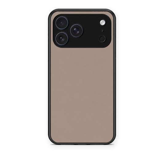 Θήκη iPhone 17 Pro Warm Taupe από τη Smartfits με σχέδιο στο πίσω μέρος και μαύρο περίβλημα | iPhone 17 Pro Warm Taupe case with colorful back and black bezels