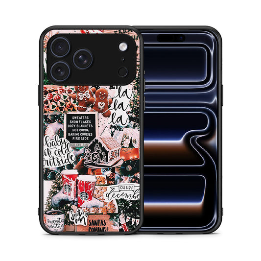 Θήκη iPhone 17 Pro Xmas Habbits από τη Smartfits με σχέδιο στο πίσω μέρος και μαύρο περίβλημα | iPhone 17 Pro Xmas Habbits case with colorful back and black bezels