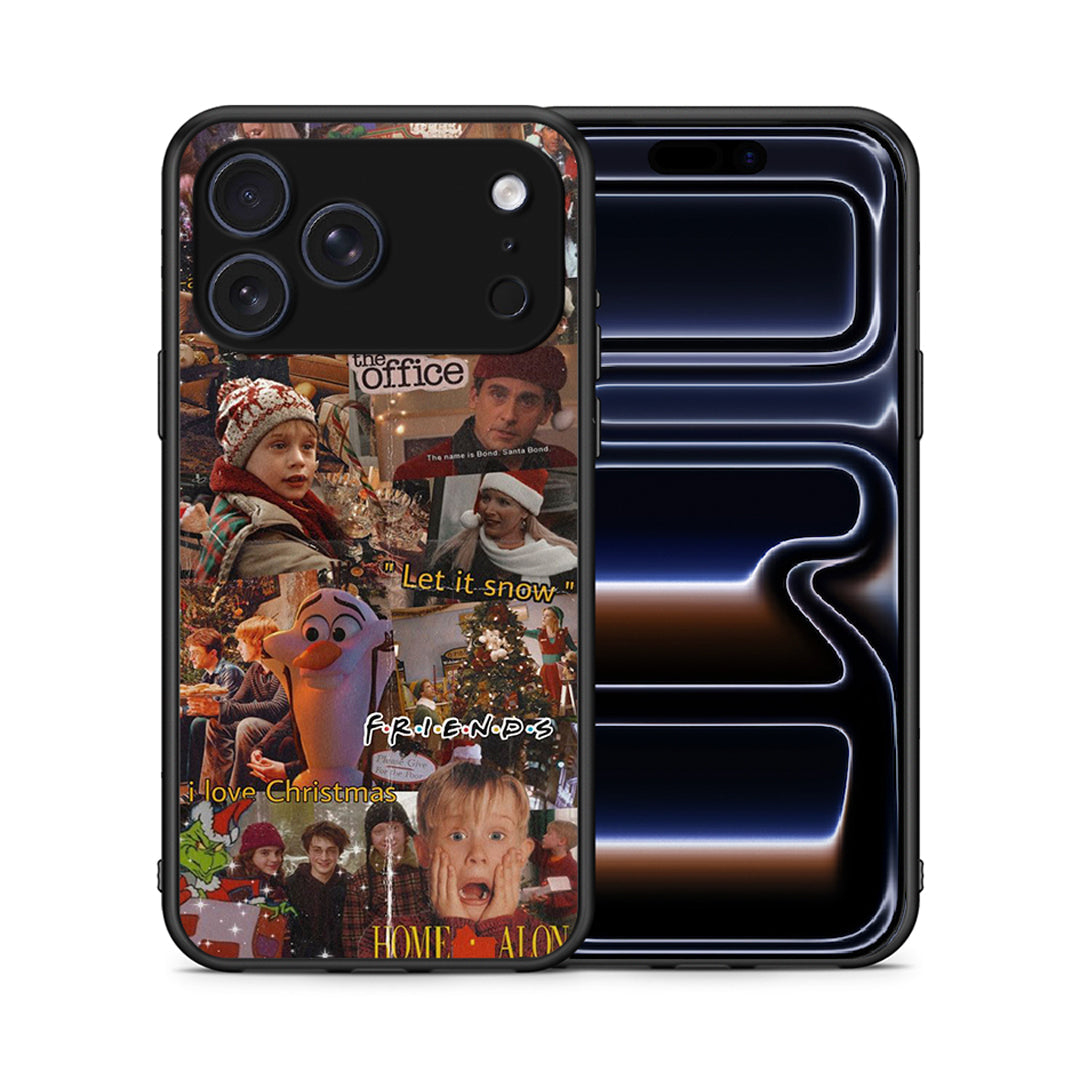 Θήκη iPhone 17 Pro Xmas Wishes από τη Smartfits με σχέδιο στο πίσω μέρος και μαύρο περίβλημα | iPhone 17 Pro Xmas Wishes case with colorful back and black bezels