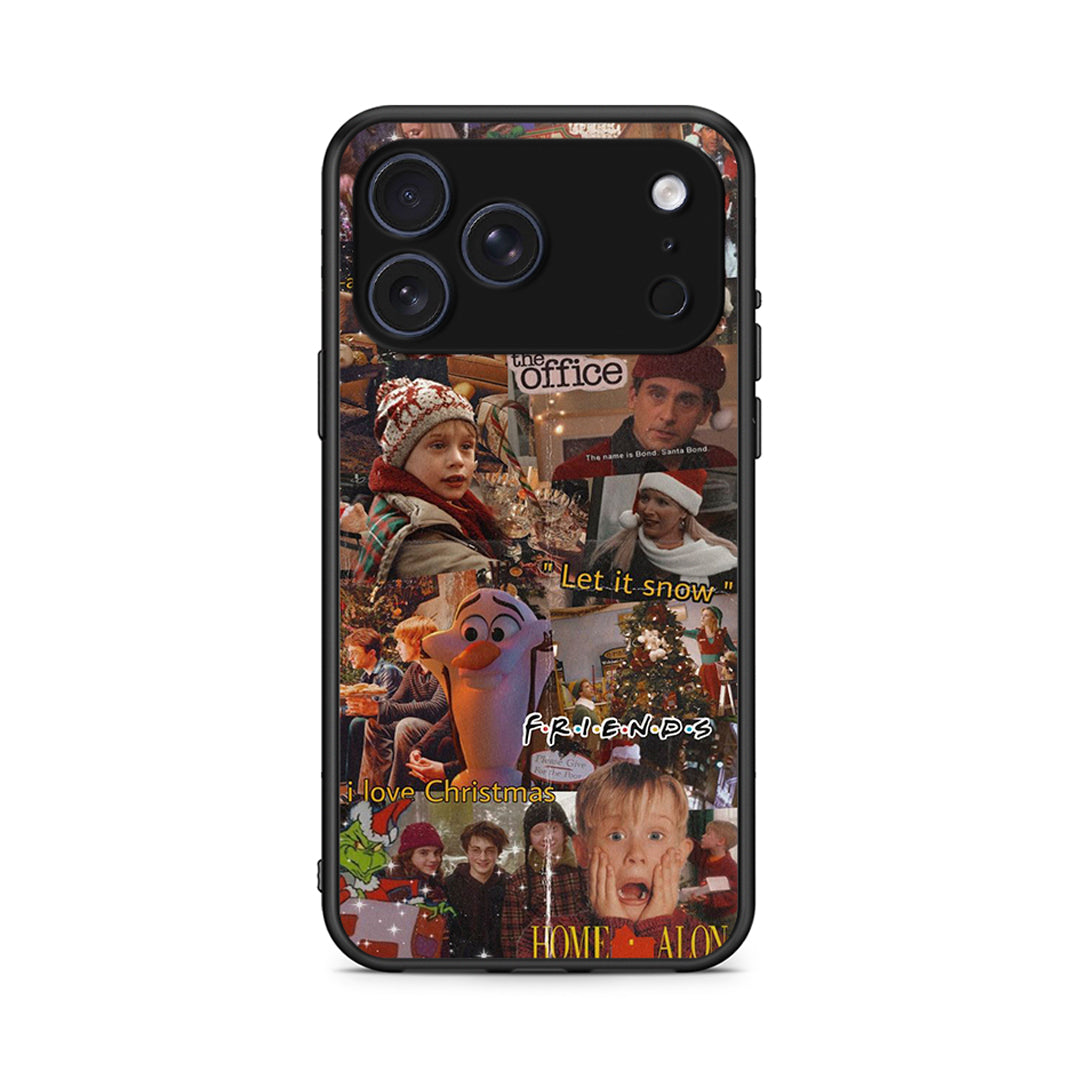 iPhone 17 Pro Xmas Wishes θήκη από τη Smartfits με σχέδιο στο πίσω μέρος και μαύρο περίβλημα | Smartphone case with colorful back and black bezels by Smartfits