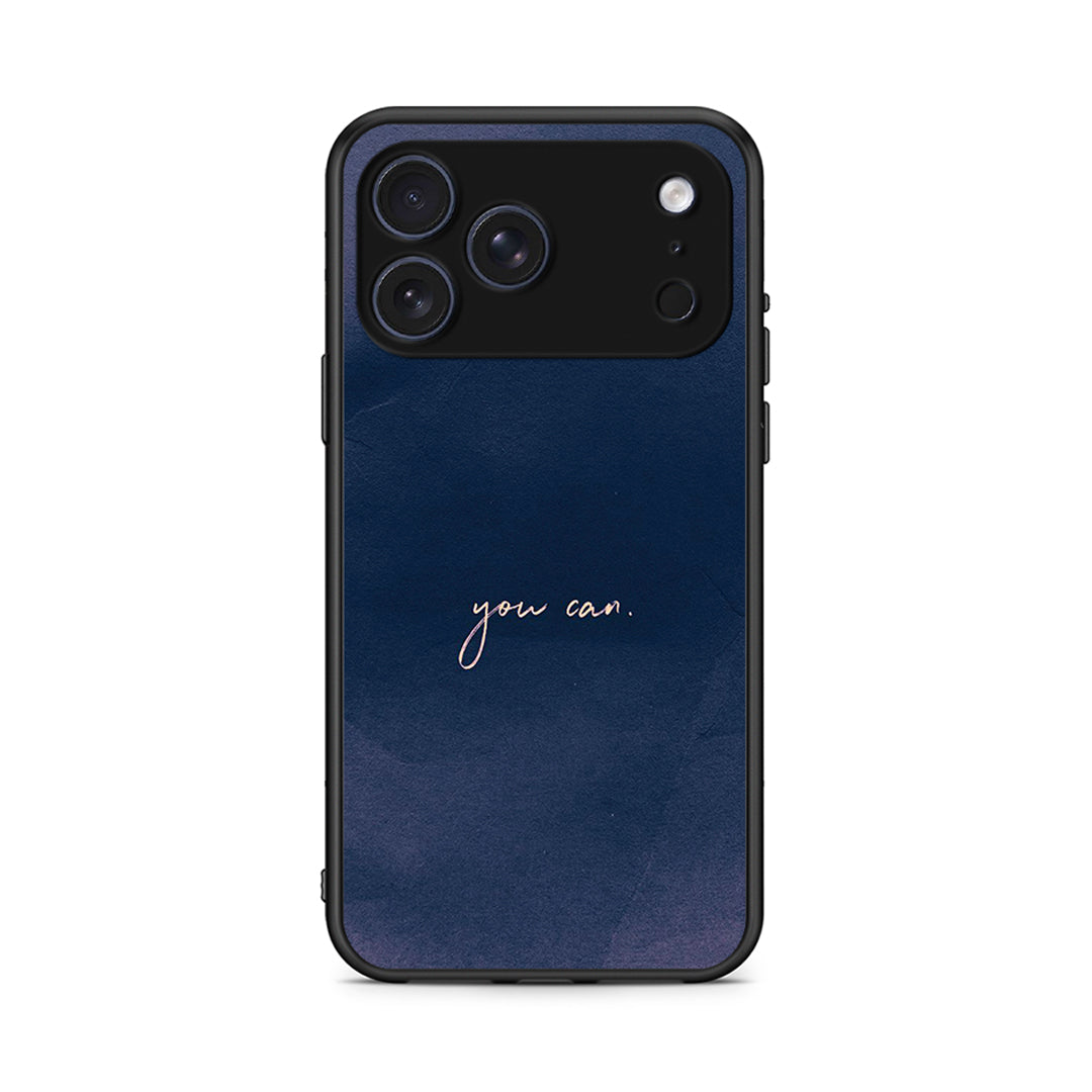 iPhone 17 Pro You Can θήκη από τη Smartfits με σχέδιο στο πίσω μέρος και μαύρο περίβλημα | Smartphone case with colorful back and black bezels by Smartfits