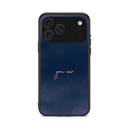 iPhone 17 Pro You Can θήκη από τη Smartfits με σχέδιο στο πίσω μέρος και μαύρο περίβλημα | Smartphone case with colorful back and black bezels by Smartfits