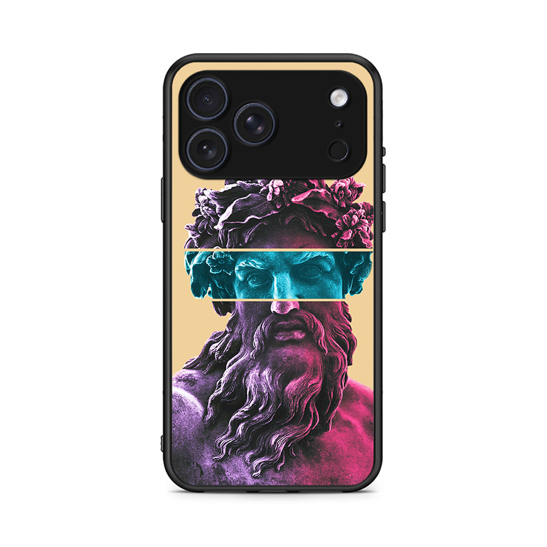 iPhone 17 Pro Zeus Art Θήκη Αγίου Βαλεντίνου από τη Smartfits με σχέδιο στο πίσω μέρος και μαύρο περίβλημα | Smartphone case with colorful back and black bezels by Smartfits