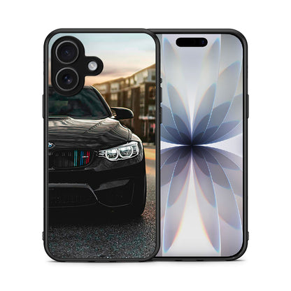Θήκη iPhone 17 M3 Racing από τη Smartfits με σχέδιο στο πίσω μέρος και μαύρο περίβλημα | iPhone 17 M3 Racing case with colorful back and black bezels