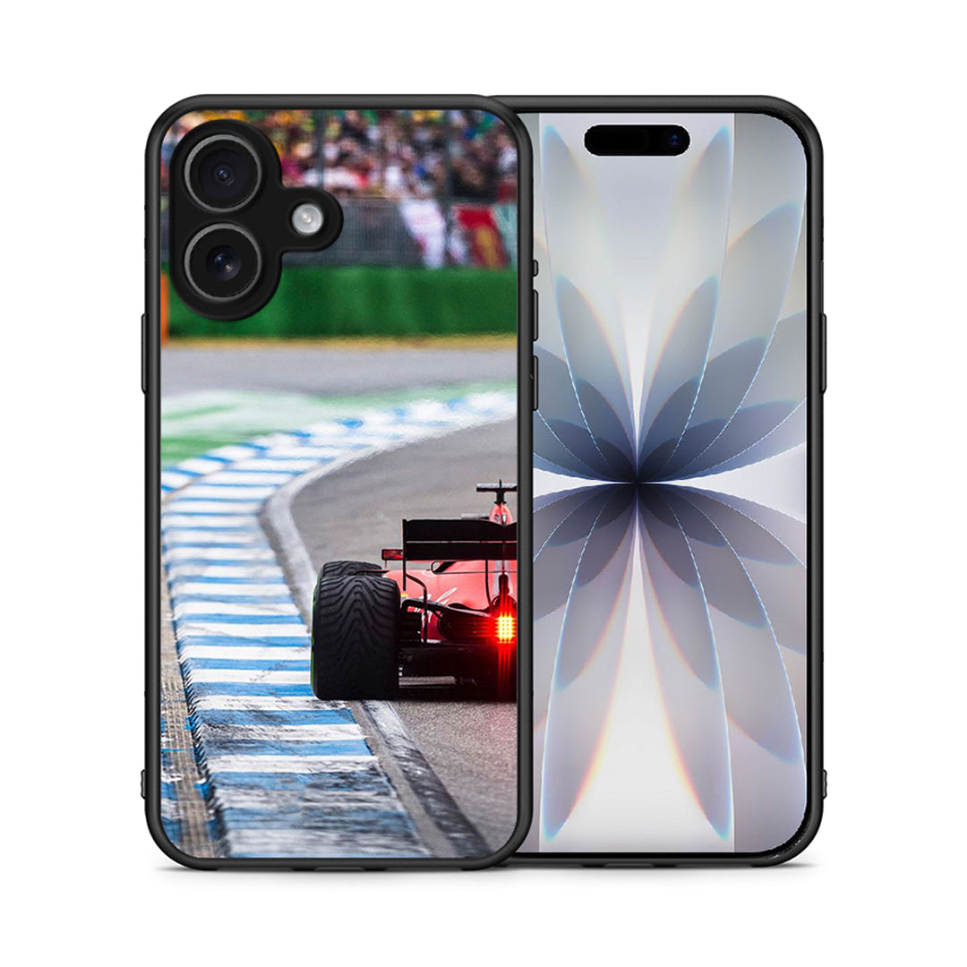 Θήκη iPhone 17 Racing Vibes από τη Smartfits με σχέδιο στο πίσω μέρος και μαύρο περίβλημα | iPhone 17 Racing Vibes case with colorful back and black bezels