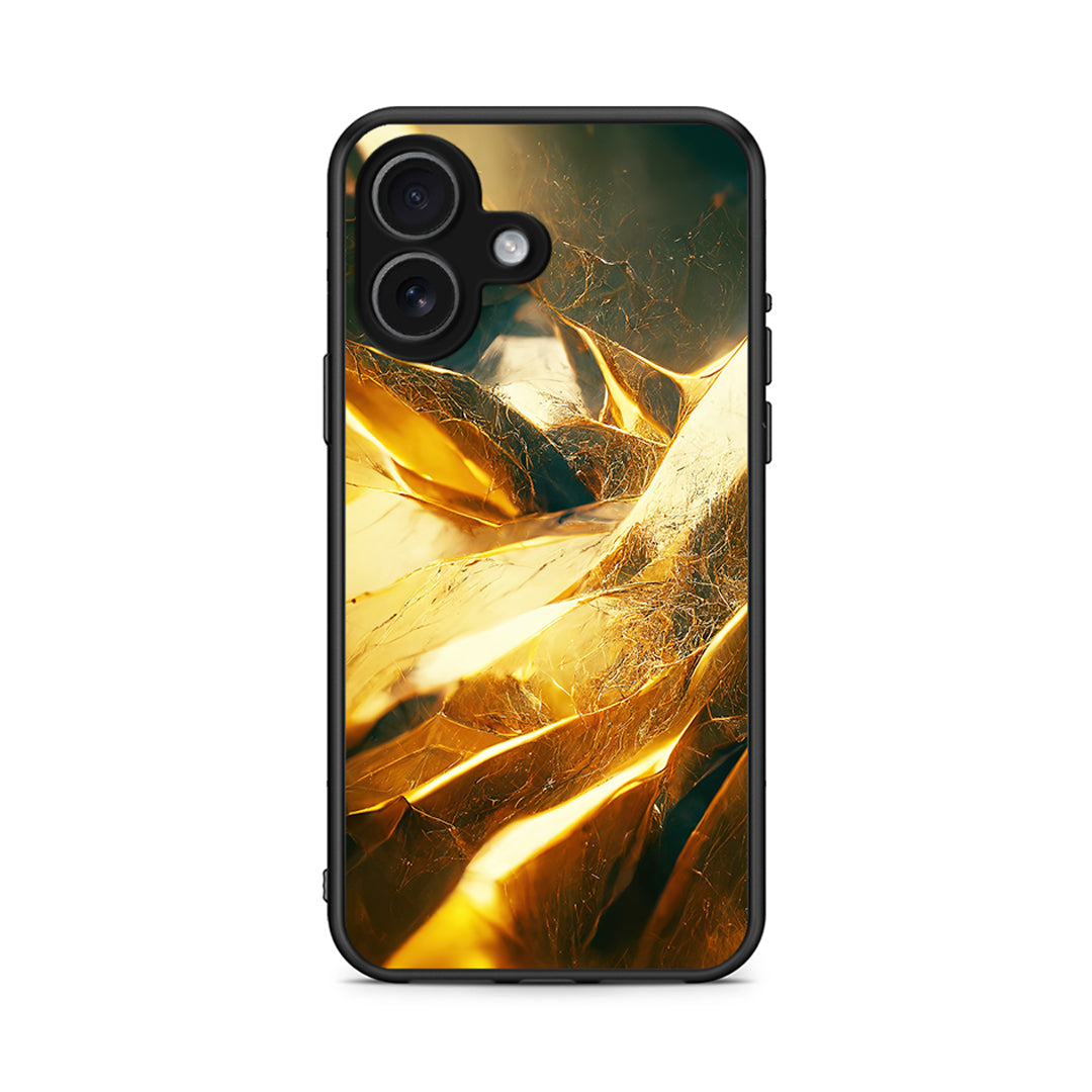 iPhone 17 Real Gold θήκη από τη Smartfits με σχέδιο στο πίσω μέρος και μαύρο περίβλημα | Smartphone case with colorful back and black bezels by Smartfits