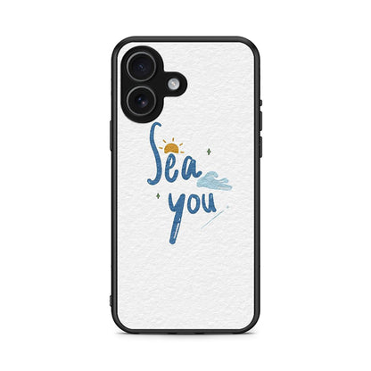 iPhone 17 Sea You Θήκη από τη Smartfits με σχέδιο στο πίσω μέρος και μαύρο περίβλημα | Smartphone case with colorful back and black bezels by Smartfits