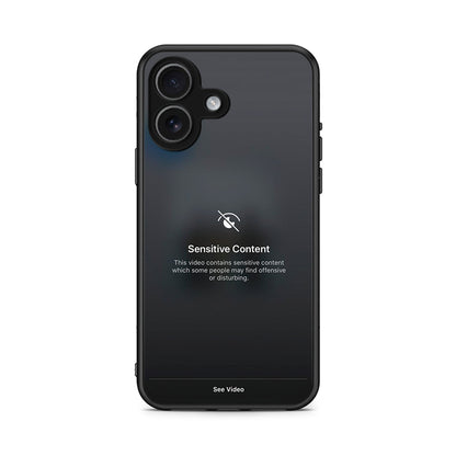 iPhone 17 Sensitive Content θήκη από τη Smartfits με σχέδιο στο πίσω μέρος και μαύρο περίβλημα | Smartphone case with colorful back and black bezels by Smartfits