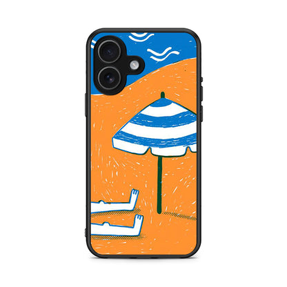 iPhone 17 Summering Θήκη από τη Smartfits με σχέδιο στο πίσω μέρος και μαύρο περίβλημα | Smartphone case with colorful back and black bezels by Smartfits