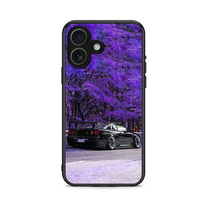 iPhone 17 Super Car Θήκη Αγίου Βαλεντίνου από τη Smartfits με σχέδιο στο πίσω μέρος και μαύρο περίβλημα | Smartphone case with colorful back and black bezels by Smartfits