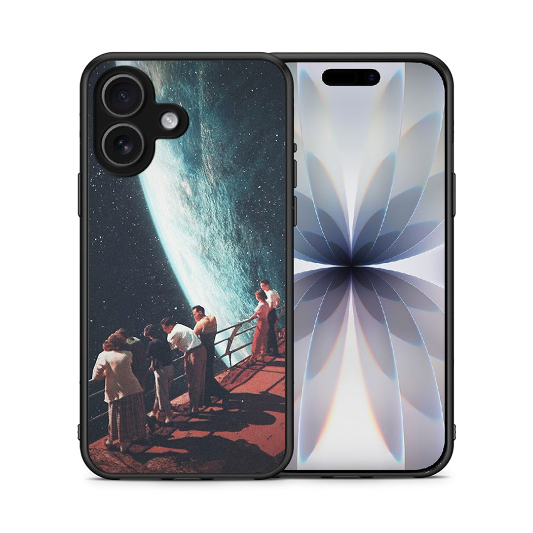 Θήκη iPhone 17 Surreal View από τη Smartfits με σχέδιο στο πίσω μέρος και μαύρο περίβλημα | iPhone 17 Surreal View case with colorful back and black bezels