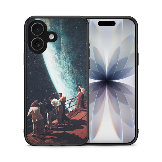 Θήκη iPhone 17 Surreal View από τη Smartfits με σχέδιο στο πίσω μέρος και μαύρο περίβλημα | iPhone 17 Surreal View case with colorful back and black bezels