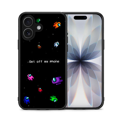 Θήκη iPhone 17 AFK Text από τη Smartfits με σχέδιο στο πίσω μέρος και μαύρο περίβλημα | iPhone 17 AFK Text case with colorful back and black bezels
