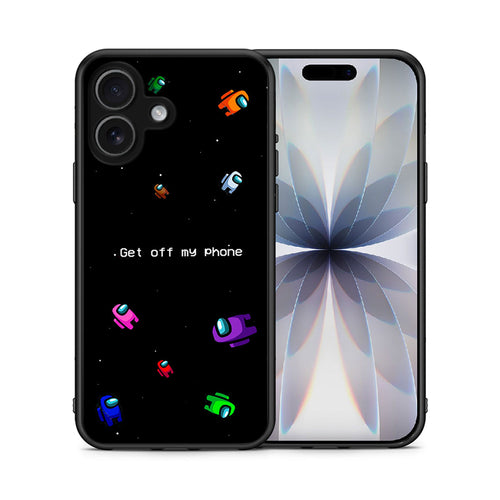 Θήκη iPhone 17 AFK Text από τη Smartfits με σχέδιο στο πίσω μέρος και μαύρο περίβλημα | iPhone 17 AFK Text case with colorful back and black bezels