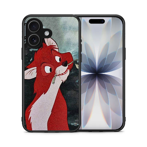 Θήκη iPhone 17 Tod And Vixey Love 1 από τη Smartfits με σχέδιο στο πίσω μέρος και μαύρο περίβλημα | iPhone 17 Tod And Vixey Love 1 case with colorful back and black bezels