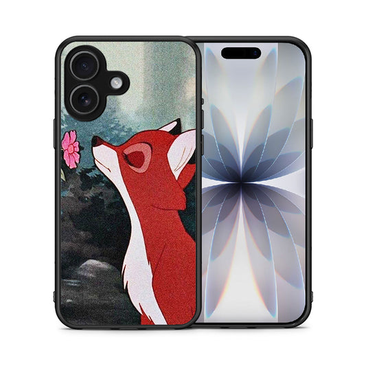 Θήκη iPhone 17 Tod And Vixey Love 2 από τη Smartfits με σχέδιο στο πίσω μέρος και μαύρο περίβλημα | iPhone 17 Tod And Vixey Love 2 case with colorful back and black bezels