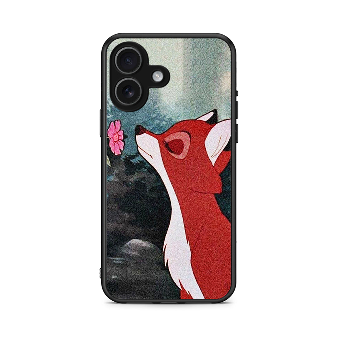 iPhone 17 Tod And Vixey Love 2 θήκη από τη Smartfits με σχέδιο στο πίσω μέρος και μαύρο περίβλημα | Smartphone case with colorful back and black bezels by Smartfits