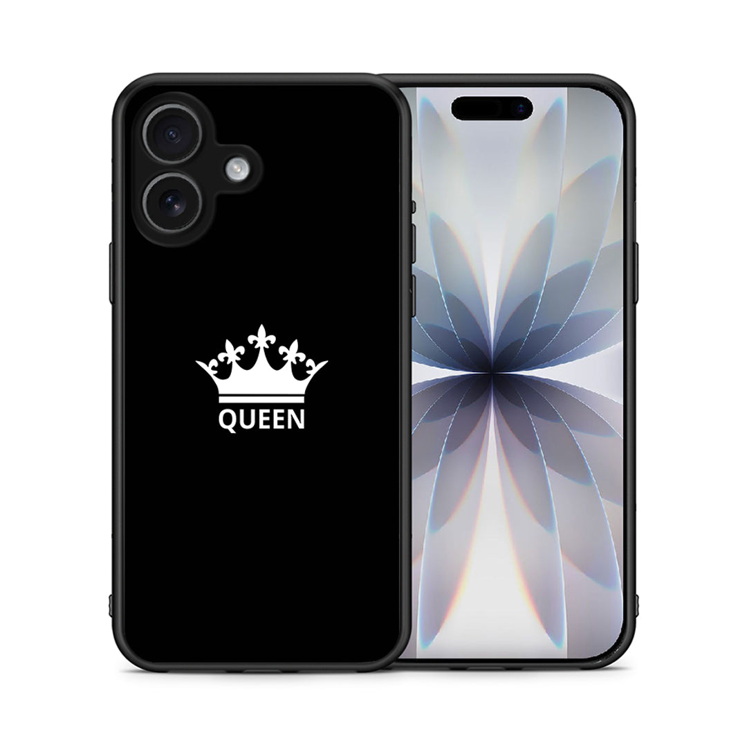Θήκη iPhone 17 Queen Valentine από τη Smartfits με σχέδιο στο πίσω μέρος και μαύρο περίβλημα | iPhone 17 Queen Valentine case with colorful back and black bezels