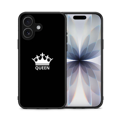 Θήκη iPhone 17 Queen Valentine από τη Smartfits με σχέδιο στο πίσω μέρος και μαύρο περίβλημα | iPhone 17 Queen Valentine case with colorful back and black bezels