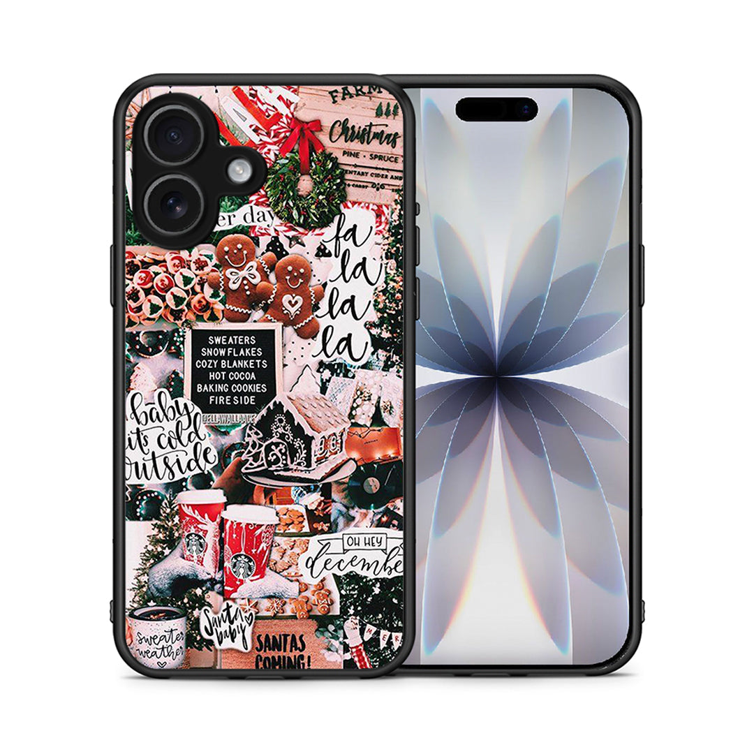 Θήκη iPhone 17 Xmas Habbits από τη Smartfits με σχέδιο στο πίσω μέρος και μαύρο περίβλημα | iPhone 17 Xmas Habbits case with colorful back and black bezels