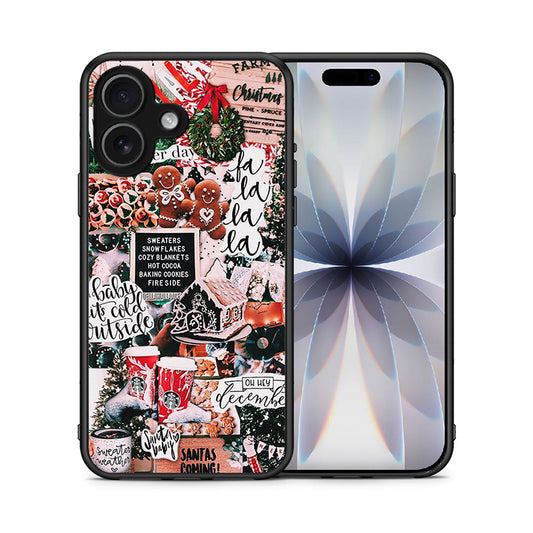 Θήκη iPhone 17 Xmas Habbits από τη Smartfits με σχέδιο στο πίσω μέρος και μαύρο περίβλημα | iPhone 17 Xmas Habbits case with colorful back and black bezels