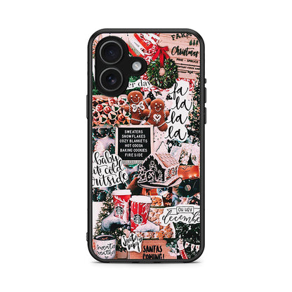 iPhone 17 Xmas Habbits θήκη από τη Smartfits με σχέδιο στο πίσω μέρος και μαύρο περίβλημα | Smartphone case with colorful back and black bezels by Smartfits