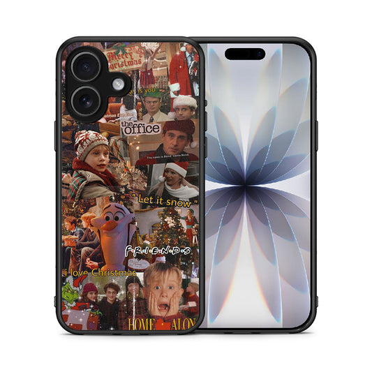 Θήκη iPhone 17 Xmas Wishes από τη Smartfits με σχέδιο στο πίσω μέρος και μαύρο περίβλημα | iPhone 17 Xmas Wishes case with colorful back and black bezels