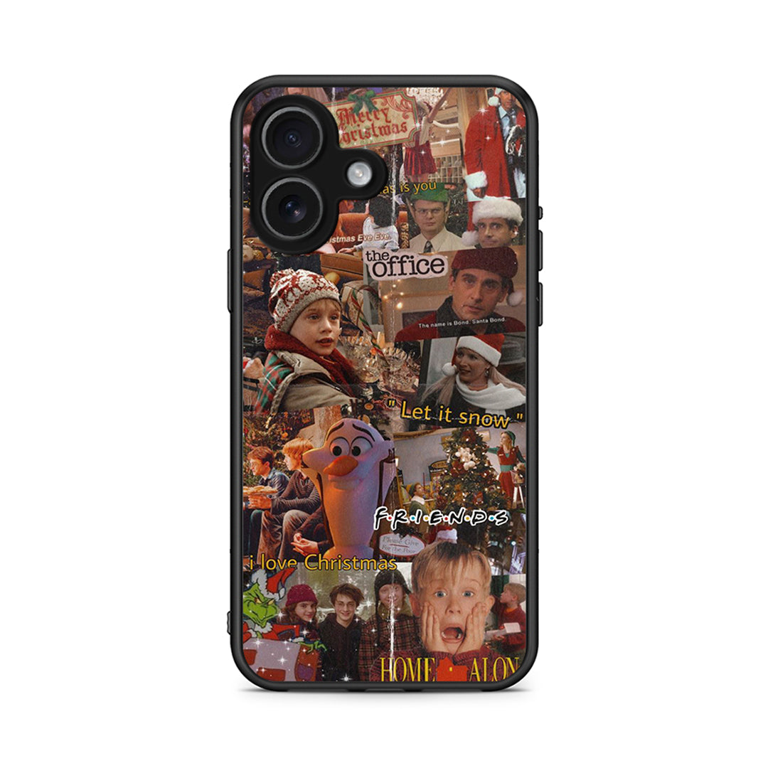 iPhone 17 Xmas Wishes θήκη από τη Smartfits με σχέδιο στο πίσω μέρος και μαύρο περίβλημα | Smartphone case with colorful back and black bezels by Smartfits