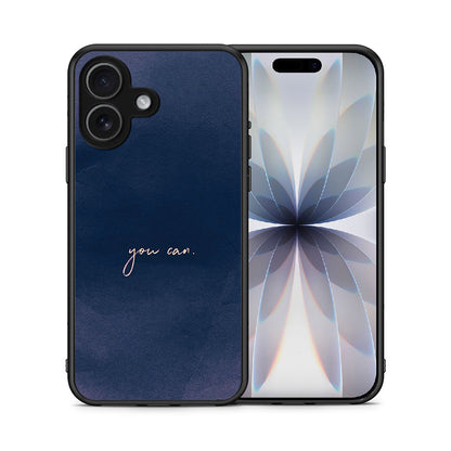 Θήκη iPhone 17 You Can από τη Smartfits με σχέδιο στο πίσω μέρος και μαύρο περίβλημα | iPhone 17 You Can case with colorful back and black bezels
