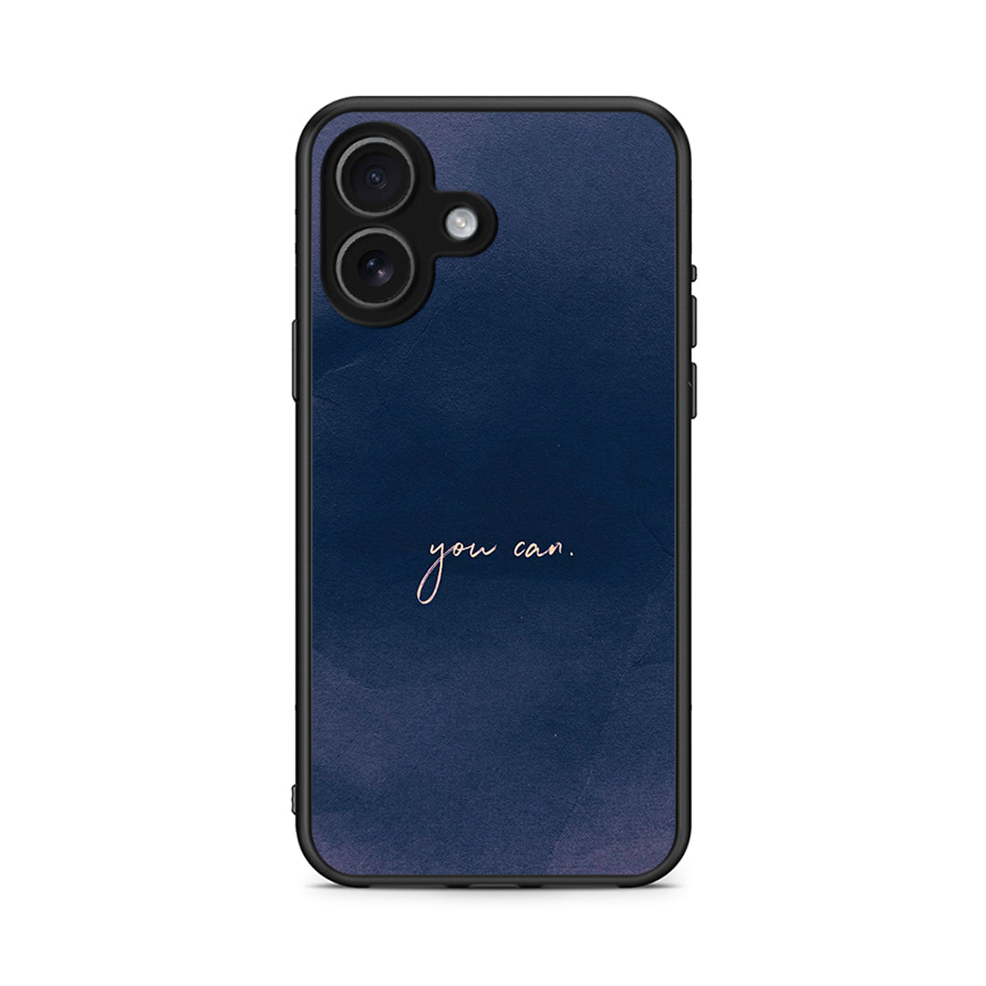 iPhone 17 You Can θήκη από τη Smartfits με σχέδιο στο πίσω μέρος και μαύρο περίβλημα | Smartphone case with colorful back and black bezels by Smartfits