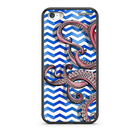 Thumbnail for iPhone 5/5s/SE Chevron Devilfish θήκη από τη Smartfits με σχέδιο στο πίσω μέρος και μαύρο περίβλημα | Smartphone case with colorful back and black bezels by Smartfits
