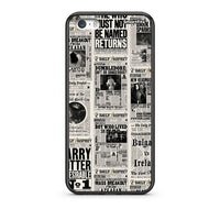 Thumbnail for iPhone 5/5s/SE Harry Paper θήκη από τη Smartfits με σχέδιο στο πίσω μέρος και μαύρο περίβλημα | Smartphone case with colorful back and black bezels by Smartfits