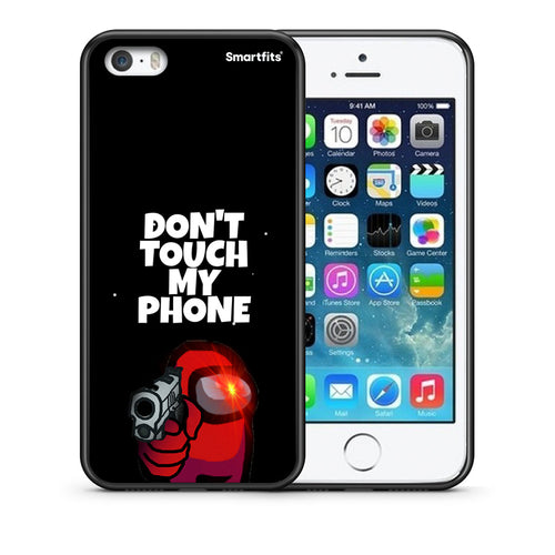 Θήκη iPhone 5/5s/SE My Phone από τη Smartfits με σχέδιο στο πίσω μέρος και μαύρο περίβλημα | iPhone 5/5s/SE My Phone case with colorful back and black bezels