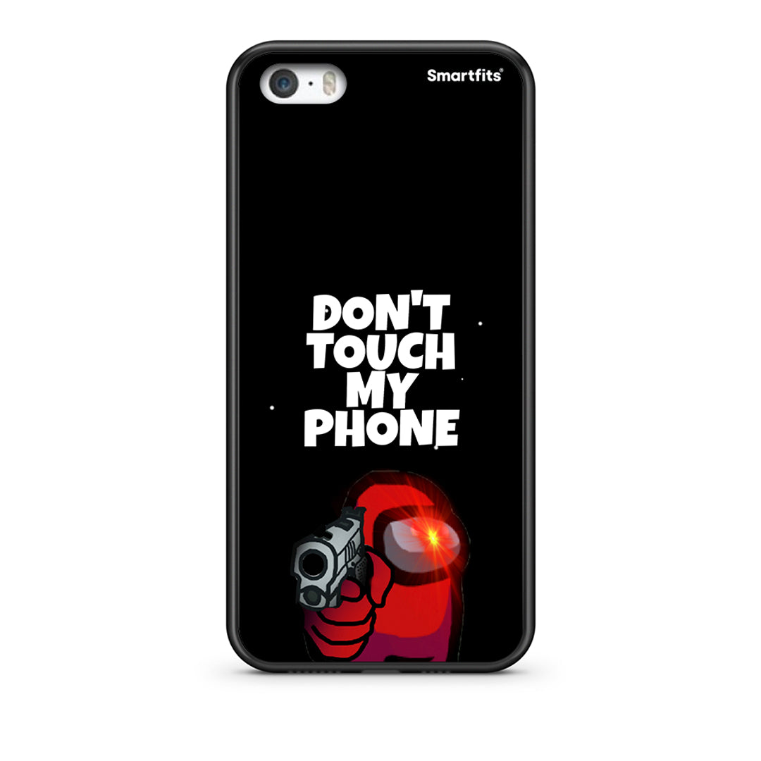 iPhone 5/5s/SE My Phone θήκη από τη Smartfits με σχέδιο στο πίσω μέρος και μαύρο περίβλημα | Smartphone case with colorful back and black bezels by Smartfits