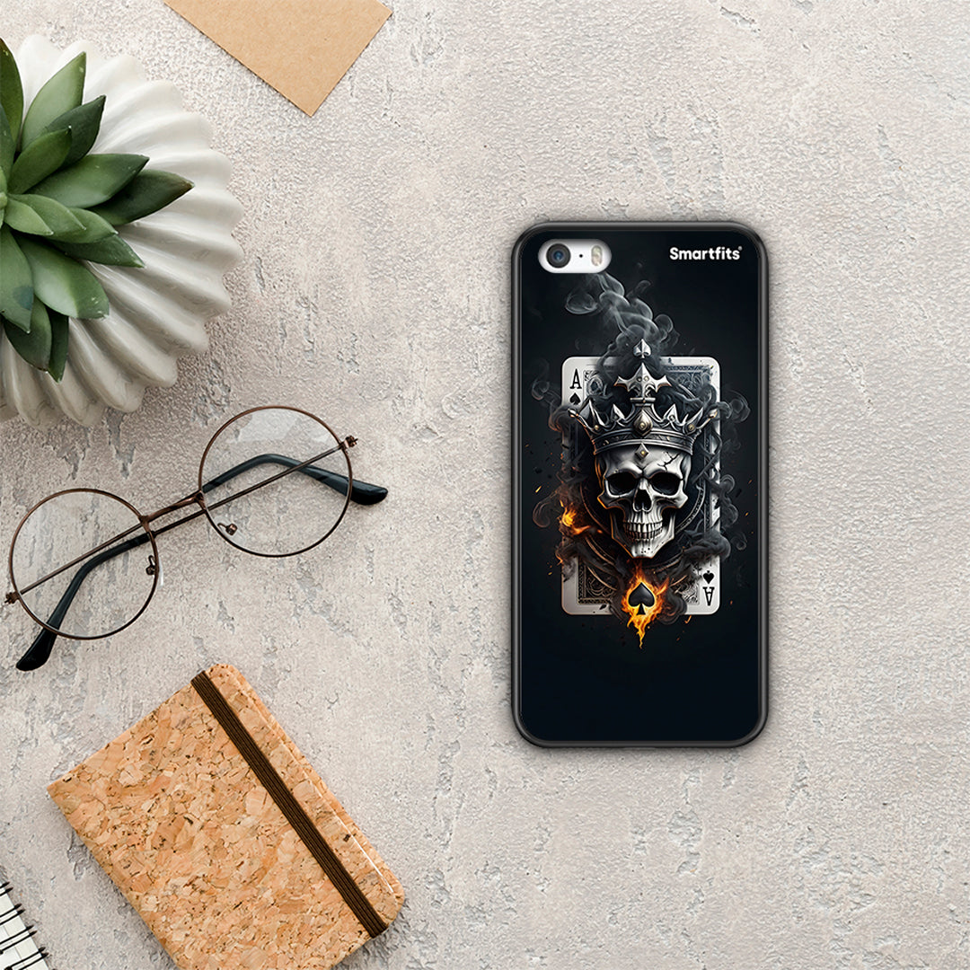 Skull King Ace - iPhone 5 / 5s / SE θήκη