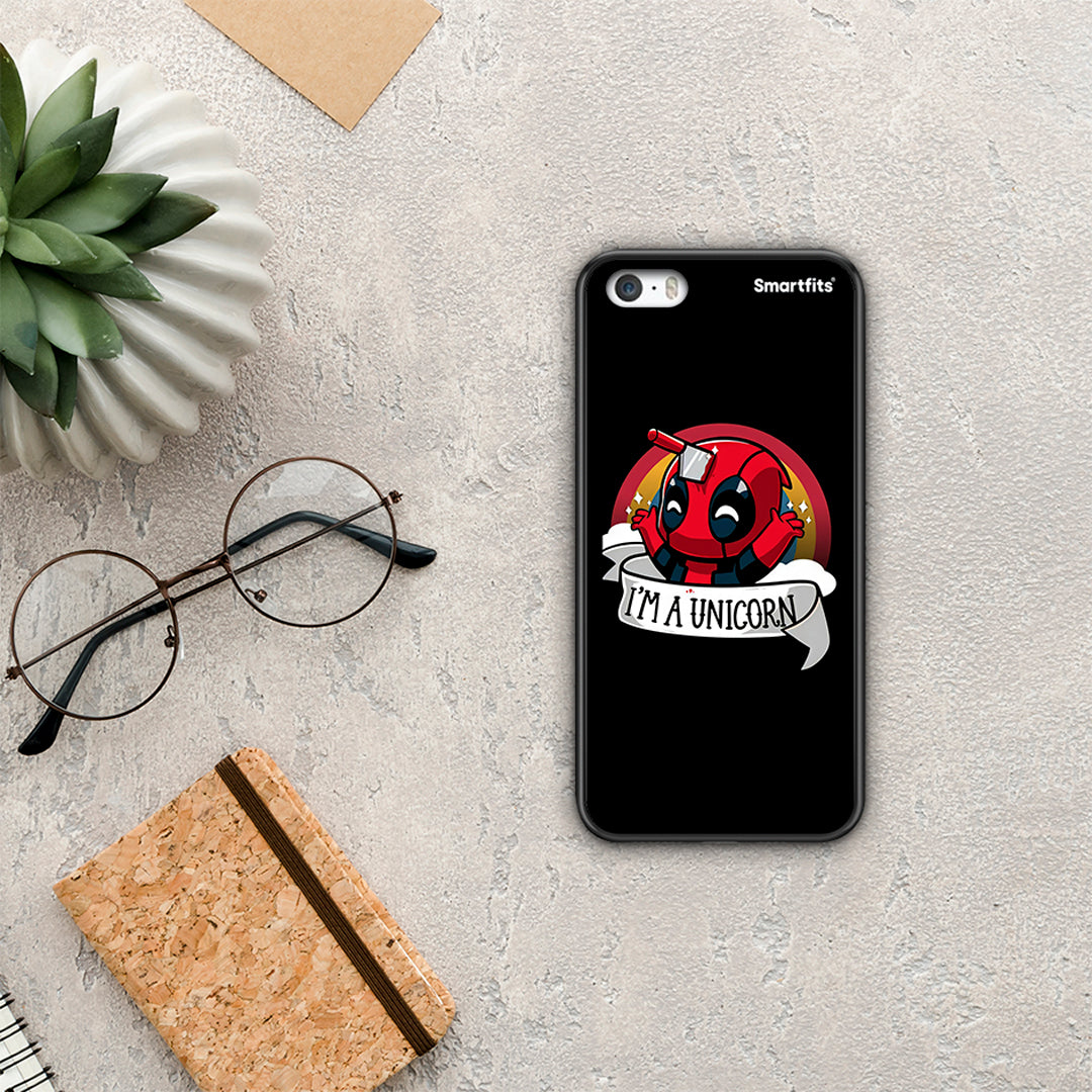 Unicorn Deadpool - iPhone 5 / 5s / SE θήκη