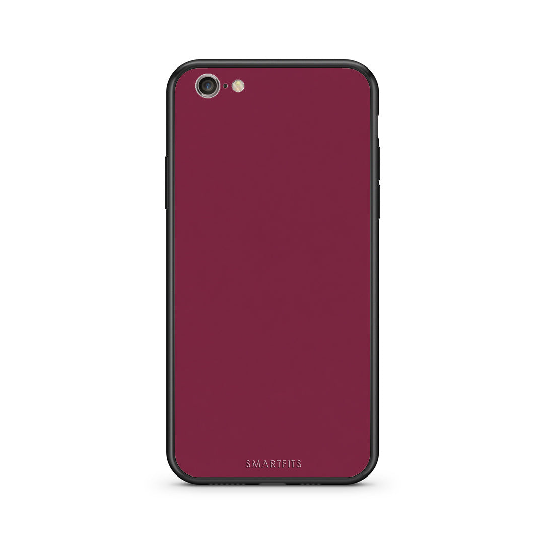 Θήκη iPhone 7 / 8 / SE 2020 Burgundy από τη Smartfits με σχέδιο στο πίσω μέρος και μαύρο περίβλημα | iPhone 7 / 8 / SE 2020 Burgundy case with colorful back and black bezels