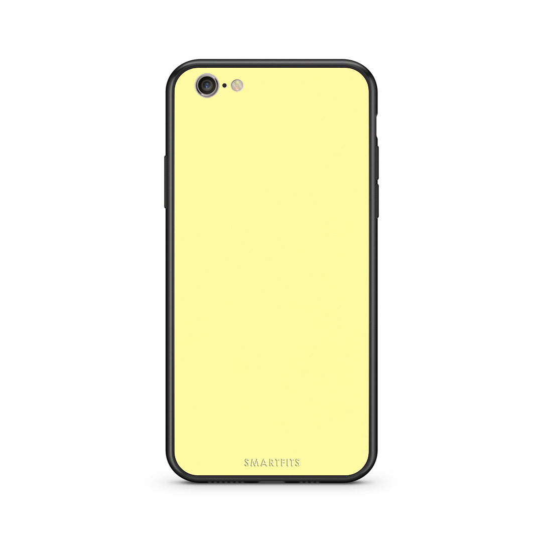 Θήκη iPhone 7 / 8 / SE 2020 Butter Yellow από τη Smartfits με σχέδιο στο πίσω μέρος και μαύρο περίβλημα | iPhone 7 / 8 / SE 2020 Butter Yellow case with colorful back and black bezels