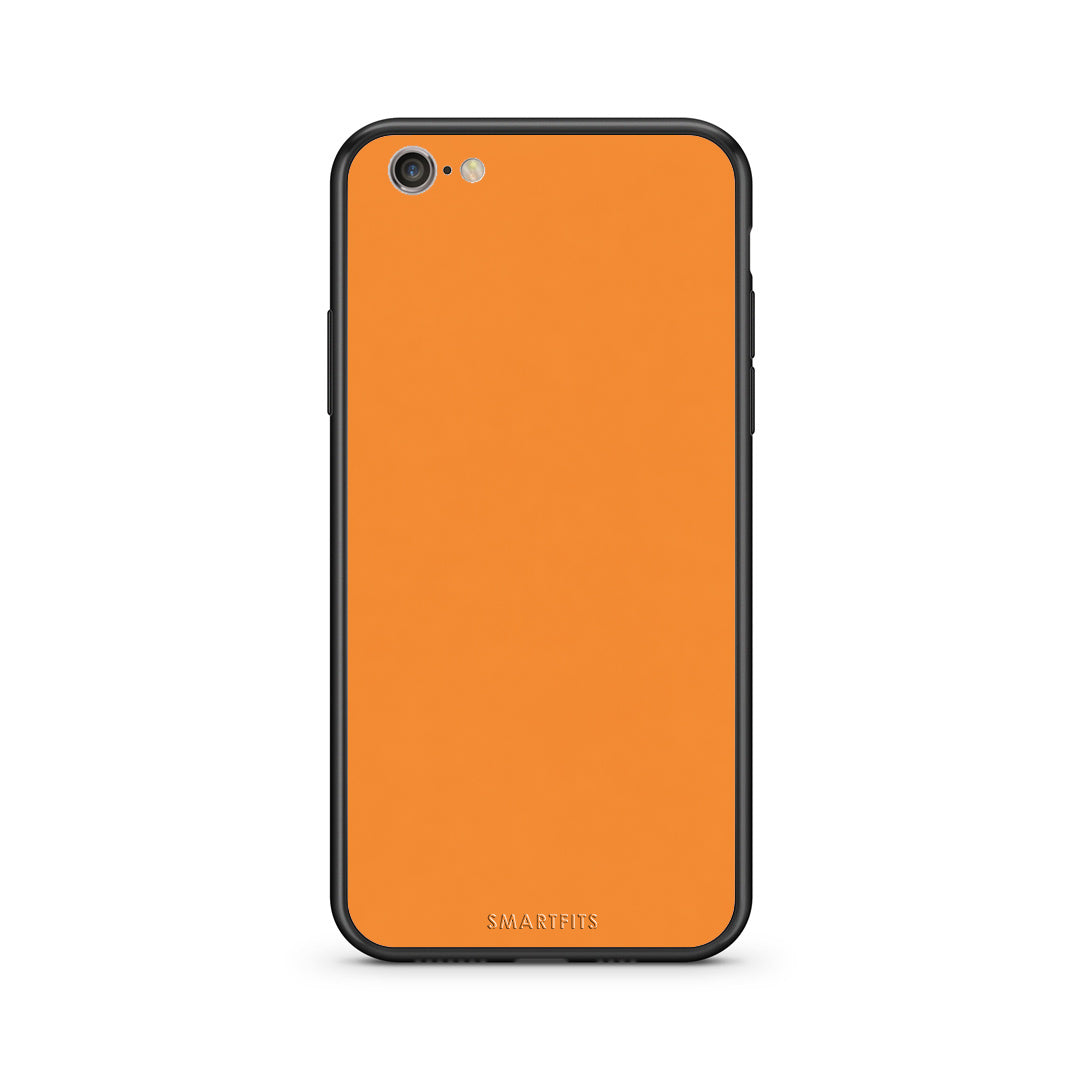 Θήκη iPhone 7 / 8 / SE 2020 Tangerine Orange από τη Smartfits με σχέδιο στο πίσω μέρος και μαύρο περίβλημα | iPhone 7 / 8 / SE 2020 Tangerine Orange case with colorful back and black bezels